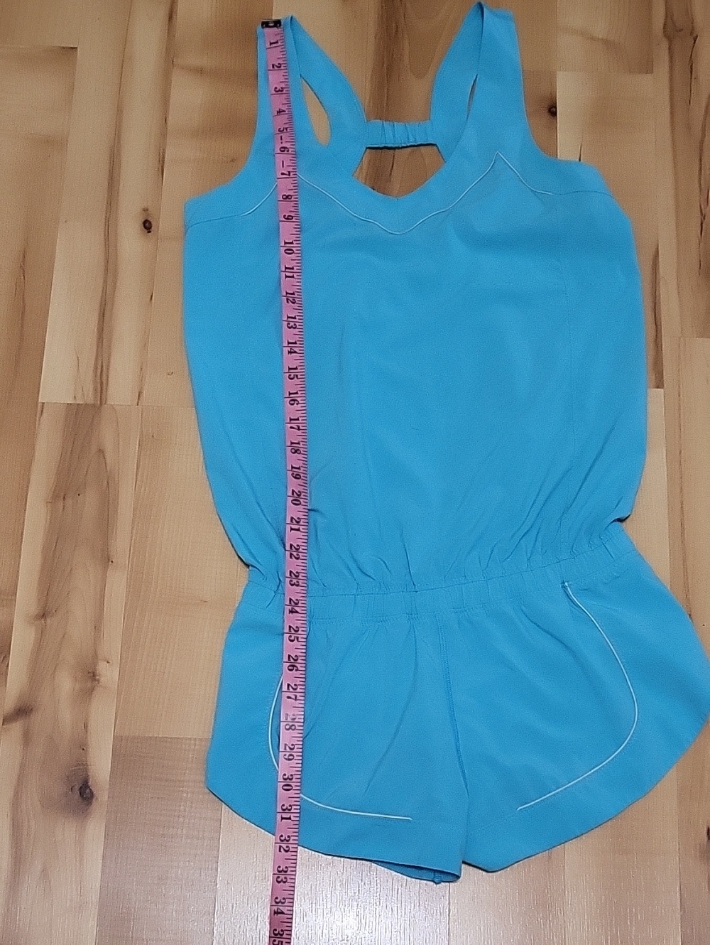 Lululemon Speedy Runsie Blue Romper Size 6/8 (See Measurements) - Picture 11 of 11